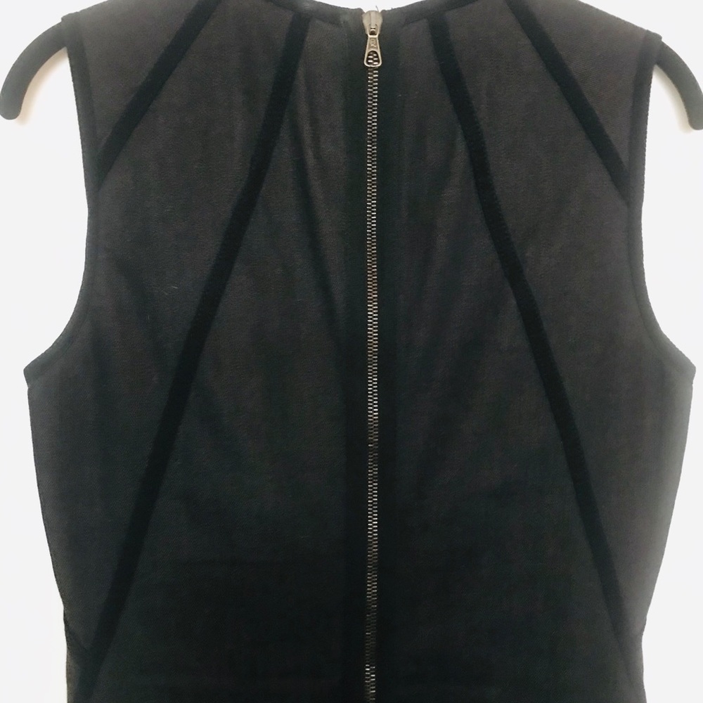 Great shift dress in black jeans material - Picture 5 of 6